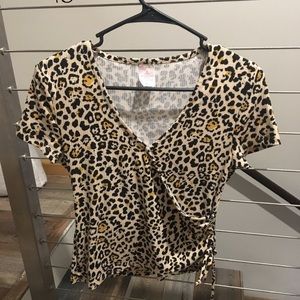 • Leopard Print Top•